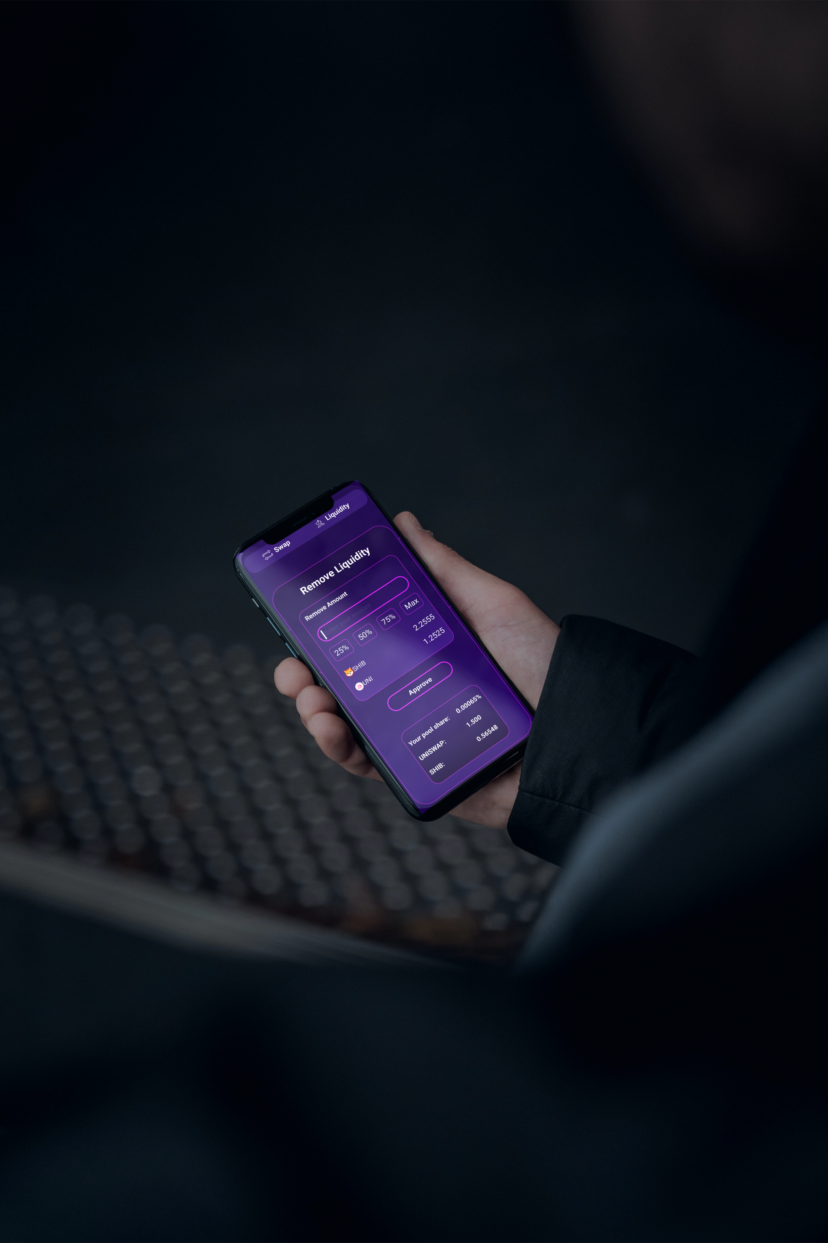 Dexer Decentralized Exchange mobile app showcase